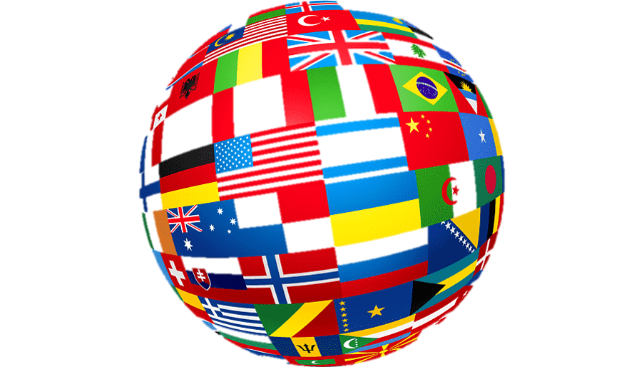 globe flags